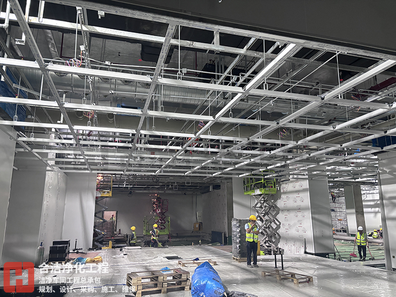 電子潔凈廠房的圖片